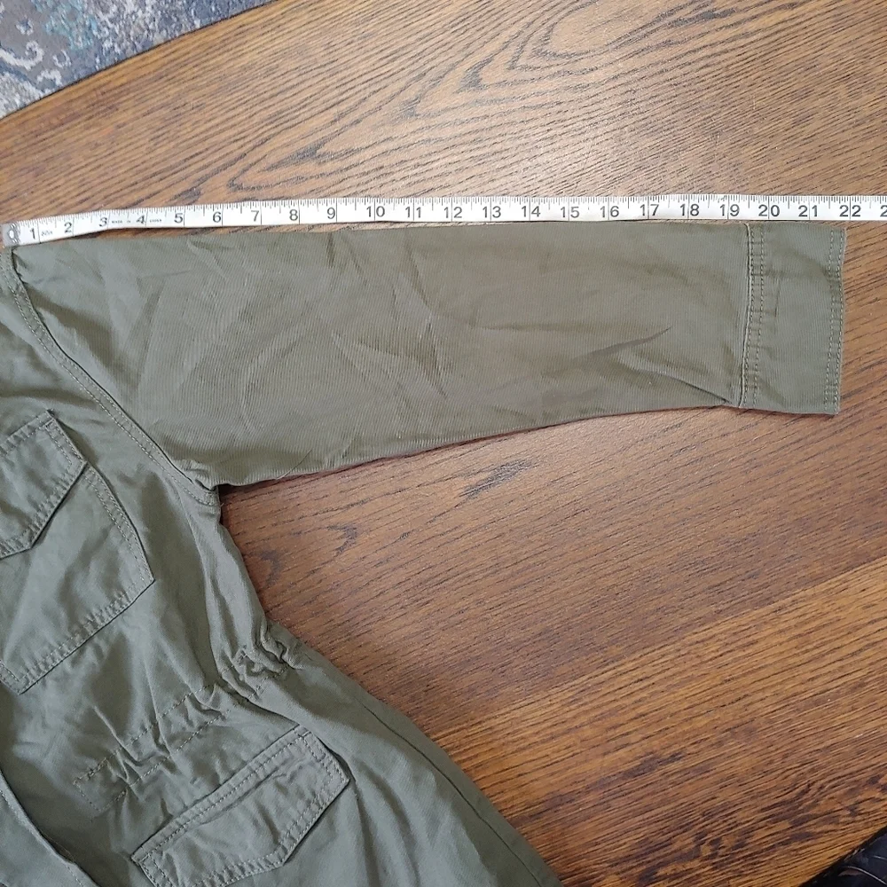 Universal Thread Olive Green Anorak Utility Jacket Size Women's XS Like NEW